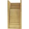 Ekena Millwork 11"W x 11"D x 22"H Wide Pescadero Rough Cedar Woodgrain TimberThane Corbel, Primed Tan CORUR11X11X22PECRCPR - alternate 3